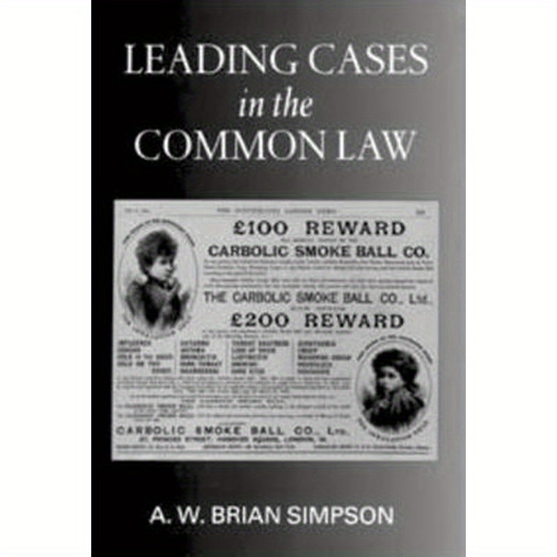 Leading Cases in the Common Law
