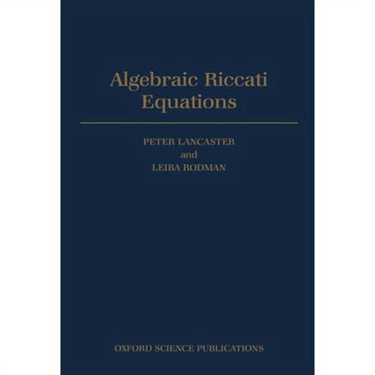 Algebraic Riccati Equations