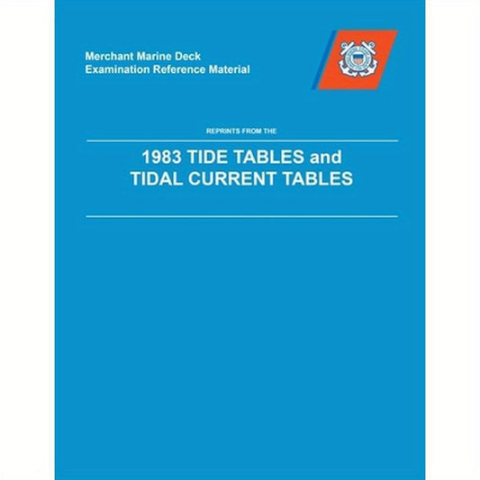 MMDREF Tide Tables & Tidal Current Tables 1983